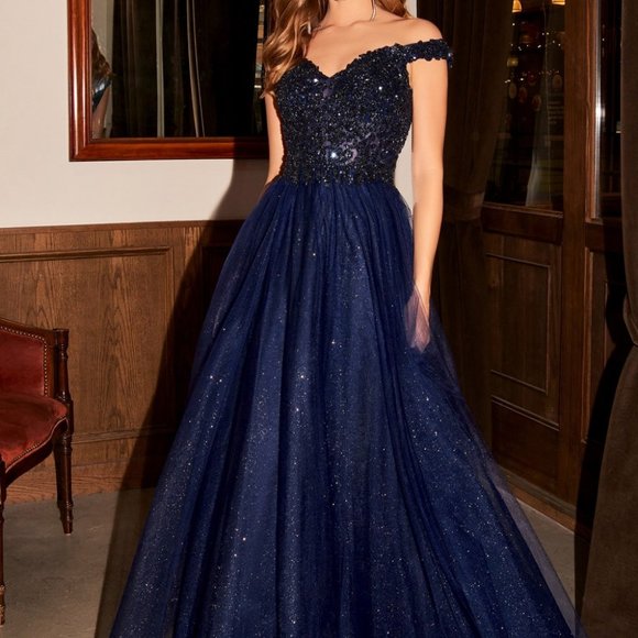 Off The Shoulder A-Line Dress - CNCD0177